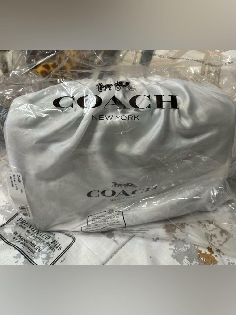 Coach Chain Tabby Shoulder Bag 30 in Denim - Picture 11 of 14